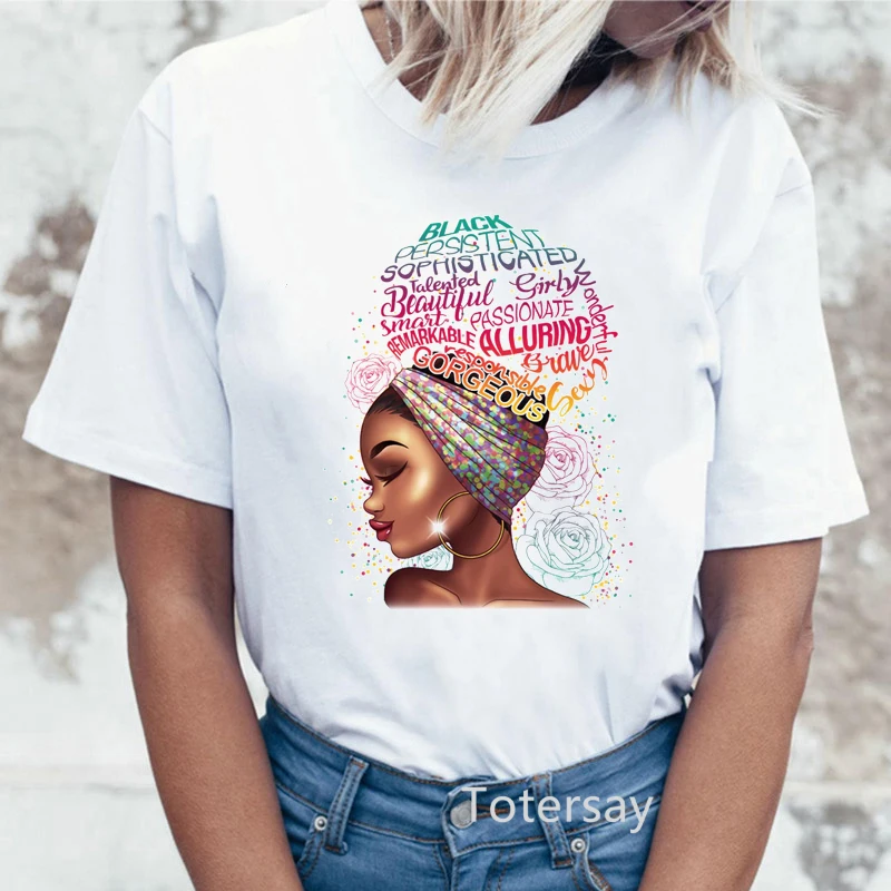 Women t-shirt Black African Girl magic Print t shirt rainbow melanin tshirt femme watercolor harajuku shirt drop shipping tops
Women t-shirt Black African Girl magic Print t shirt rainbow melanin tshirt femme watercolor harajuku shirt drop shipping tops