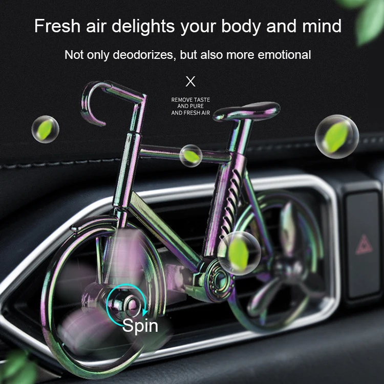 Car Air Conditioning Air Outlet Fragrance Clip Decorative Ornaments Car Perfume Gift Creative Car Air Freshener Bicycle Type
Car Air Conditioning Air Outlet Fragrance Clip Decorative Ornaments Car Perfume Gift Creative Car Air Freshener Bicycle Type