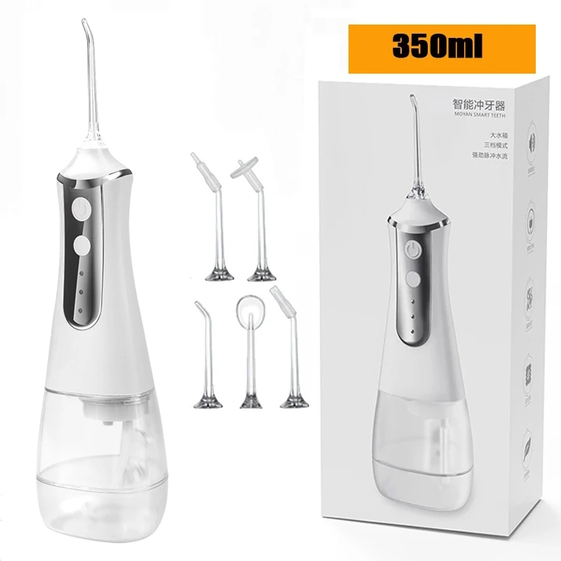 Electric Oral Irrigator Waterproof Teeth Cleaner Water Flosser Cordless Dental Rechargeable Teeth Flosser for Travel Home
Electric Oral Irrigator Waterproof Teeth Cleaner Water Flosser Cordless Dental Rechargeable Teeth Flosser for Travel Home
