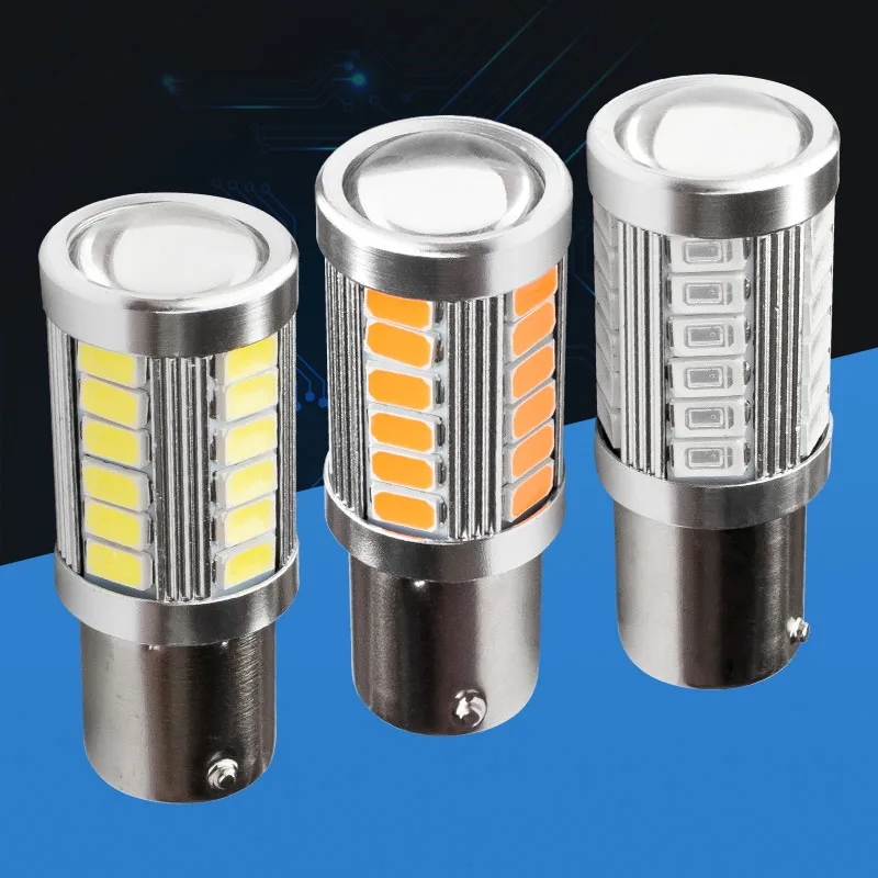 1 шт. 1156 P21W BA15S 33 SMD 5630 5730 Светодиодная Автомобильная резервная лампа, стоп-сигнал двигателя, дневные ходовые огни, белый, красный, оранжевый, я...
1 шт. 1156 P21W BA15S 33 SMD 5630 5730 Светодиодная Автомобильная резервная лампа, стоп-сигнал двигателя, дневные ходовые огни, белый, красный, оранжевый, я...