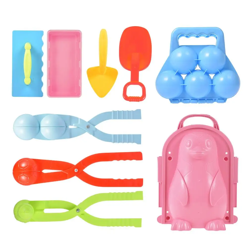 9 PCS Snowball Maker Kit - Christmas Snowball Clips For Kids - Winter Snow Fight Maker Tools - Fun Winter Snow Toys Beach Toy
9 PCS Snowball Maker Kit - Christmas Snowball Clips For Kids - Winter Snow Fight Maker Tools - Fun Winter Snow Toys Beach Toy
