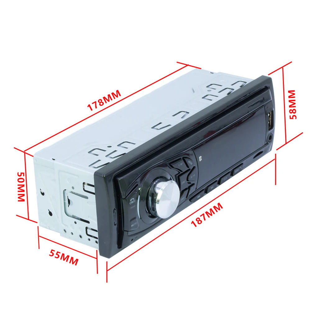 45W USB2.0 Universal 12V Auto Car MP3 Stereo 1 Din Bluetooth FM Radio Aux USB Audio MP3 Player Car Electronics Accessories
45W USB2.0 Universal 12V Auto Car MP3 Stereo 1 Din Bluetooth FM Radio Aux USB Audio MP3 Player Car Electronics Accessories