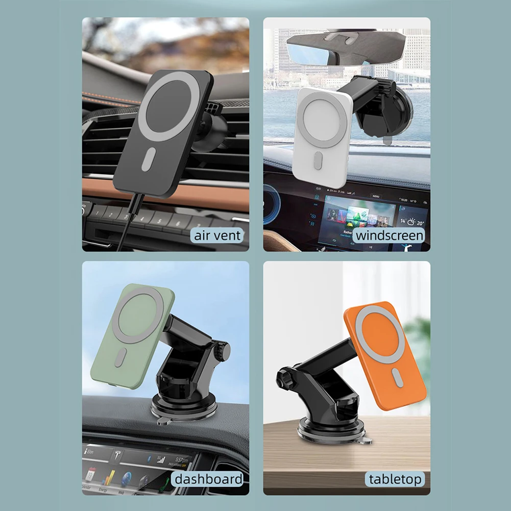 15W Magnetic Wireless Car Charger Mount for Iphone 12 Pro Mini Magsafe Fast Charging Phone Holder Stand For iPhone 12 Max
15W Magnetic Wireless Car Charger Mount for Iphone 12 Pro Mini Magsafe Fast Charging Phone Holder Stand For iPhone 12 Max