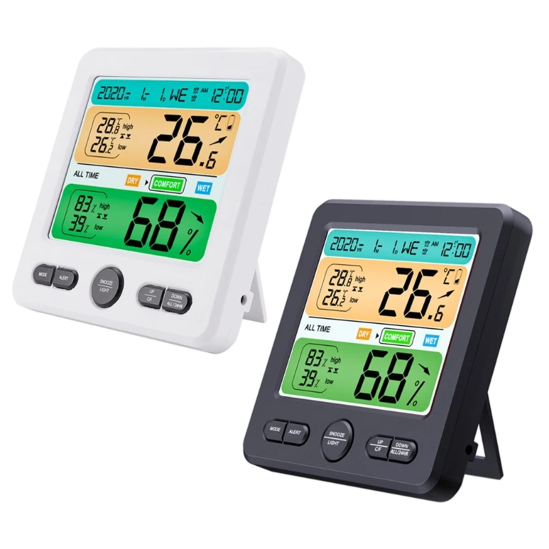 Метеостанция, высокоточный цифровой термометр, гигрометр, комнатный настенный термометр, будильник
Метеостанция, высокоточный цифровой термометр, гигрометр, комнатный настенный термометр, будильник