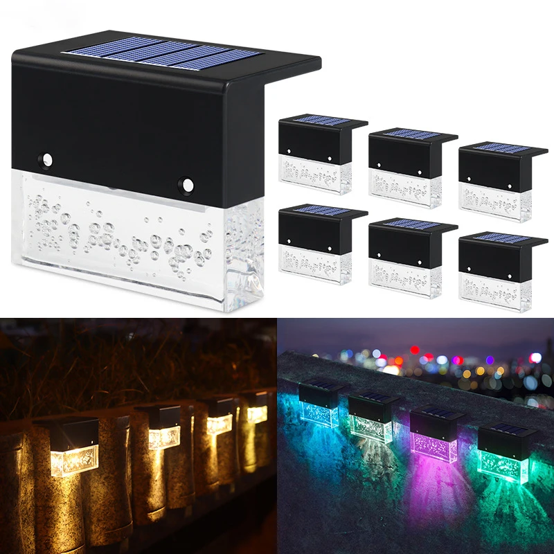 LED Solar Light Outdoor Landscape Light Waterproof RGB Color Changing Courtyard Garden Light Guardrail Stairs Corridor Lamp
LED Solar Light Outdoor Landscape Light Waterproof RGB Color Changing Courtyard Garden Light Guardrail Stairs Corridor Lamp