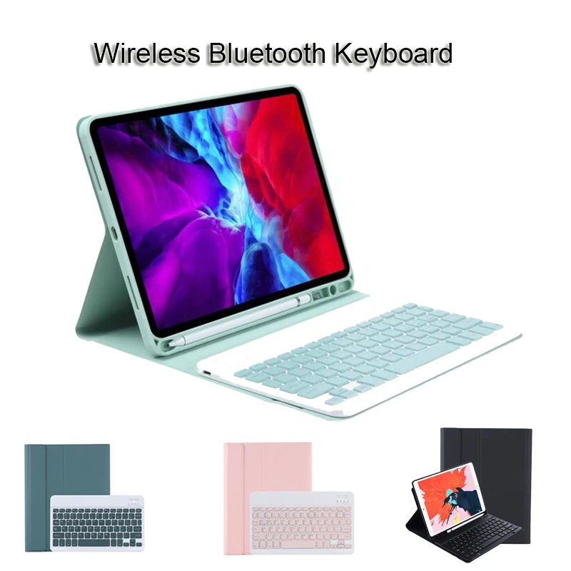 Конфеты Цвета Bluetooth Беспроводной планшетная клавиатура чехол для iPad 11th 2020/2018 с подставкой и кармашком ручка слот поколения планшетная клави...
Конфеты Цвета Bluetooth Беспроводной планшетная клавиатура чехол для iPad 11th 2020/2018 с подставкой и кармашком ручка слот поколения планшетная клави...