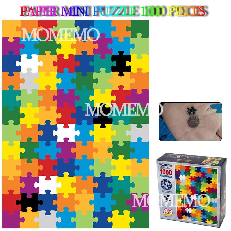 Colorful Hell Puzzle 1000 Pieces Paper 29*42cm Mini Jigsaw Puzzle Creative Adults Puzzles for Teens Children Educational Toys
Colorful Hell Puzzle 1000 Pieces Paper 29*42cm Mini Jigsaw Puzzle Creative Adults Puzzles for Teens Children Educational Toys
