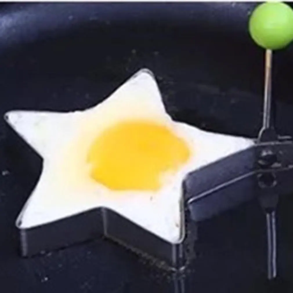 Stainless Steel Form For Frying Eggs Tools Breakfast Omelette Mold Device Pancake Ring Egg Shaped Kitchen Tool Pentagram
Stainless Steel Form For Frying Eggs Tools Breakfast Omelette Mold Device Pancake Ring Egg Shaped Kitchen Tool Pentagram