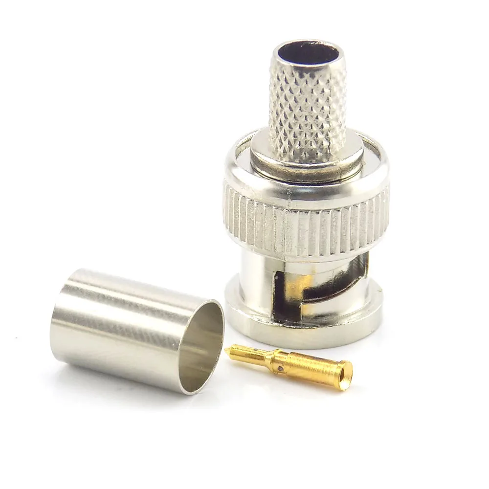 20/50Pcs 3 In 1 CCTV Camera Coupler Crimp Connector Bnc Male Connector To Coax Rg59 Connector Cable Accessories H10 Led Display
20/50Pcs 3 In 1 CCTV Camera Coupler Crimp Connector Bnc Male Connector To Coax Rg59 Connector Cable Accessories H10 Led Display