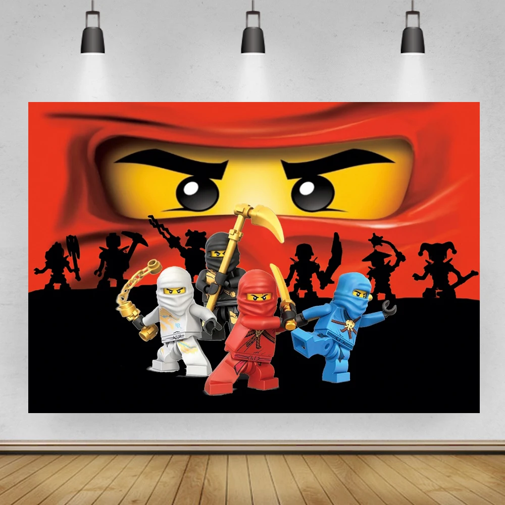 Ninjago Master Birthday Cartoon Backdrops For Cake Table Wall Brave Boy Adventure Theme Party Backgrounds Decor Photography
Ninjago Master Birthday Cartoon Backdrops For Cake Table Wall Brave Boy Adventure Theme Party Backgrounds Decor Photography