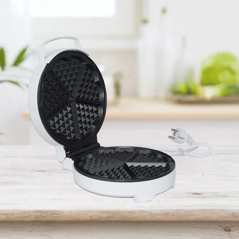 Waffle Maker 1000W Mini Household Waffle Sandwich Maker Breakfast Baking EU Plug 
Waffle Maker 1000W Mini Household Waffle Sandwich Maker Breakfast Baking EU Plug