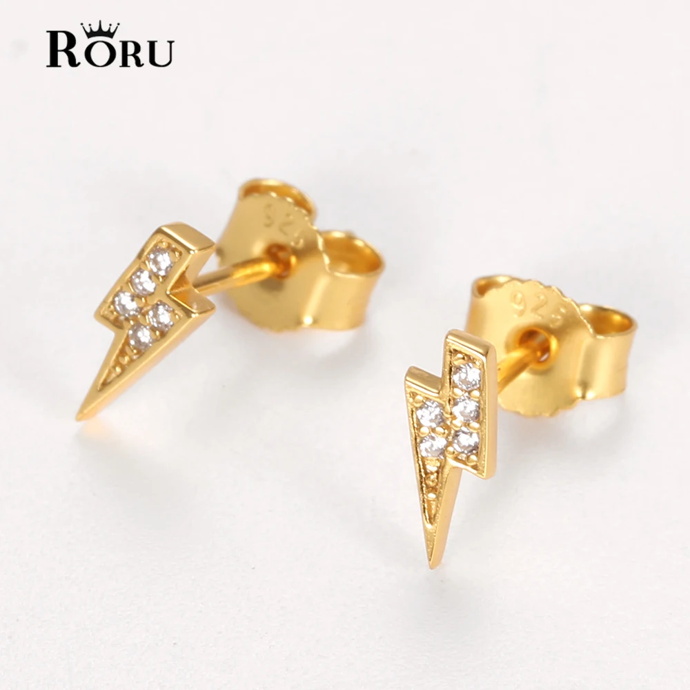 100% S925 Silver Full Zircon Lightning Stud Earrings for Women Gilrs Small Piercing Tragus Studs Ear Cuff Jewelry Accesories
100% S925 Silver Full Zircon Lightning Stud Earrings for Women Gilrs Small Piercing Tragus Studs Ear Cuff Jewelry Accesories