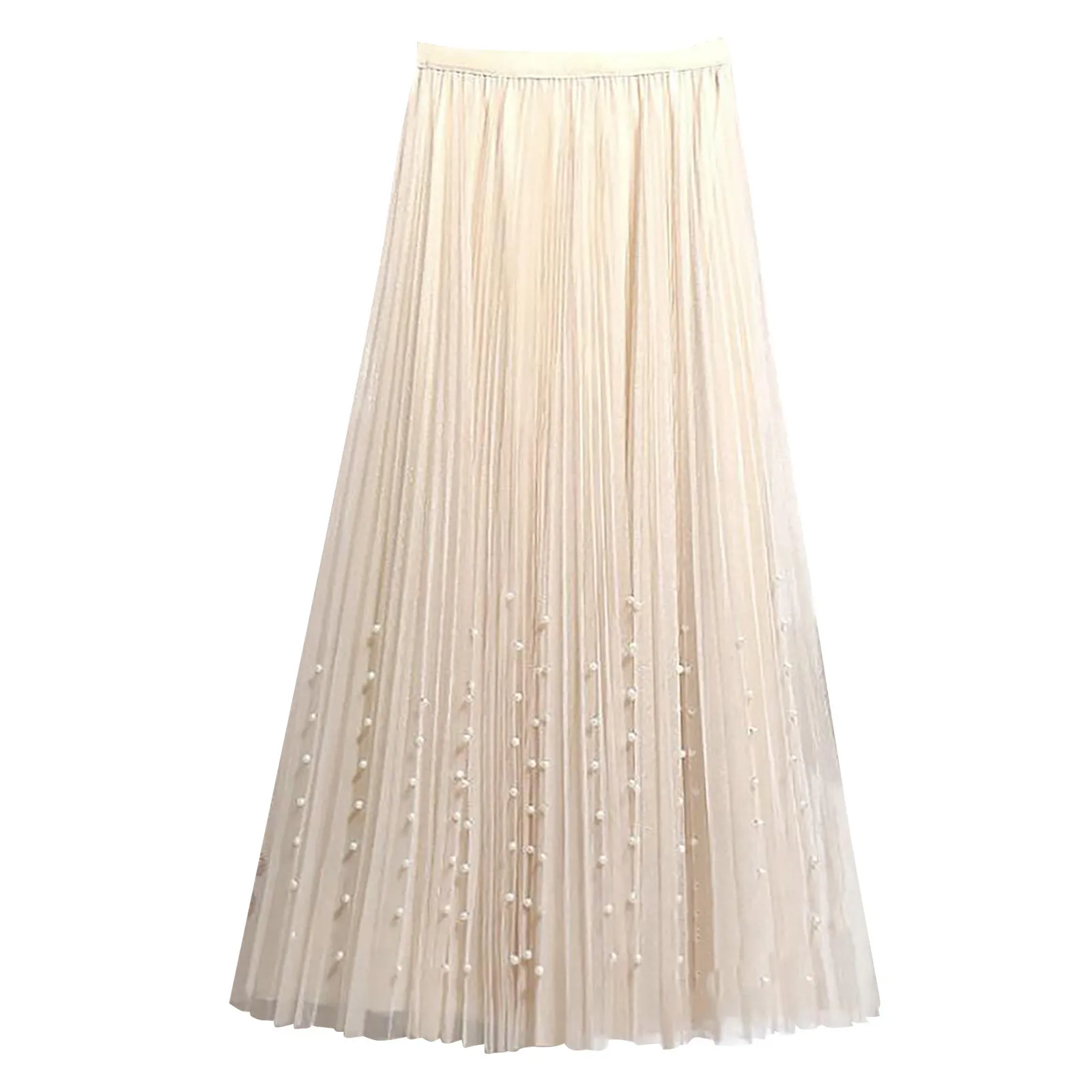 Women Imitation Pearl decoration Elastic High Waist Skirt Gilrs Long Mesh Gauze Casual Harajuku Skirt Korea Sweet Style #04
Women Imitation Pearl decoration Elastic High Waist Skirt Gilrs Long Mesh Gauze Casual Harajuku Skirt Korea Sweet Style #04