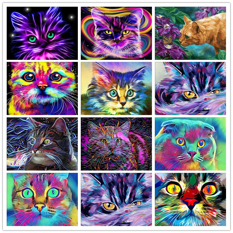 5D DIY Diamond Painting Cat Handmade Gift Full Square Drill Diamond Embroidery Animal Mosaic Cross Stitch Wall Art
5D DIY Diamond Painting Cat Handmade Gift Full Square Drill Diamond Embroidery Animal Mosaic Cross Stitch Wall Art