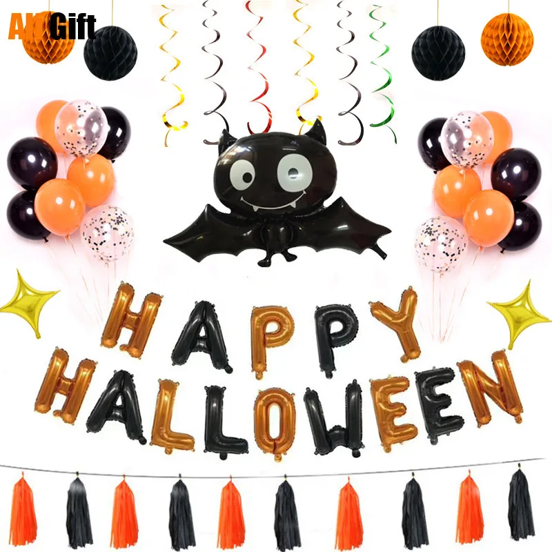 Pumpkin Head Bat Spider Balloon Halloween Happy Balloon Party Decorations Baby Shower Decorations Event Decoration
Pumpkin Head Bat Spider Balloon Halloween Happy Balloon Party Decorations Baby Shower Decorations Event Decoration