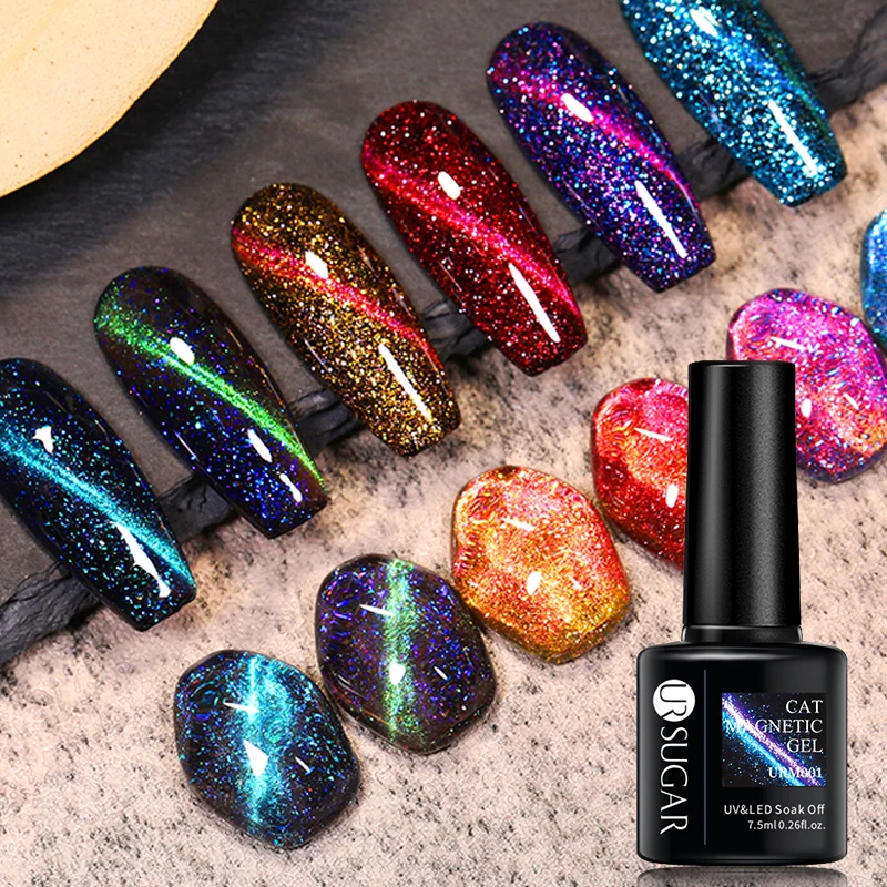 UR SUGAR Cat Magnetic Nail Gel Polish Glitter Semi Permanent Vernis UV Magnetic Gel Nail Polish Nail Art Manicure Gel Varnish
UR SUGAR Cat Magnetic Nail Gel Polish Glitter Semi Permanent Vernis UV Magnetic Gel Nail Polish Nail Art Manicure Gel Varnish