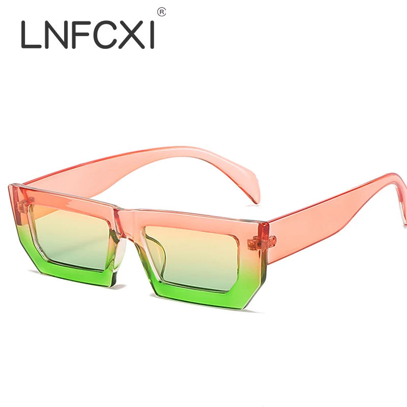 LNFCXI Retro Small Cat Eye Rectangle Sunglasses Women Fashion Black Pink Gradient Shades UV400 Men Square Sun Glasses
LNFCXI Retro Small Cat Eye Rectangle Sunglasses Women Fashion Black Pink Gradient Shades UV400 Men Square Sun Glasses