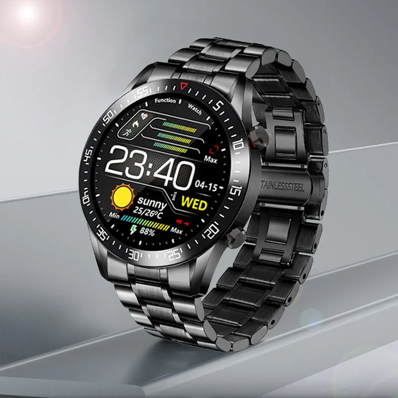 New Fashion Smartwatch Men's Watch Sports Fitness Heart Rate Blood Pressure Monitoring Waterproof Music Control Smart Watch+Box
New Fashion Smartwatch Men's Watch Sports Fitness Heart Rate Blood Pressure Monitoring Waterproof Music Control Smart Watch+Box
