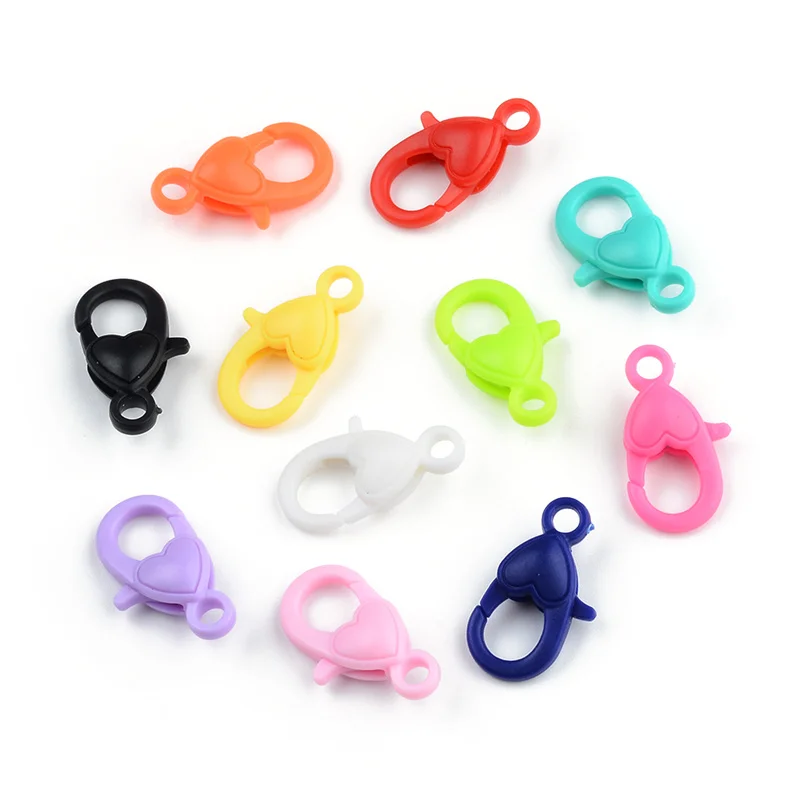 50 Pcs Lobster Clasp Hooks End Connectors Plastic Heart Candy Color Jewelry Findings Accessories For DIY Pendants Jewelry Making
50 Pcs Lobster Clasp Hooks End Connectors Plastic Heart Candy Color Jewelry Findings Accessories For DIY Pendants Jewelry Making