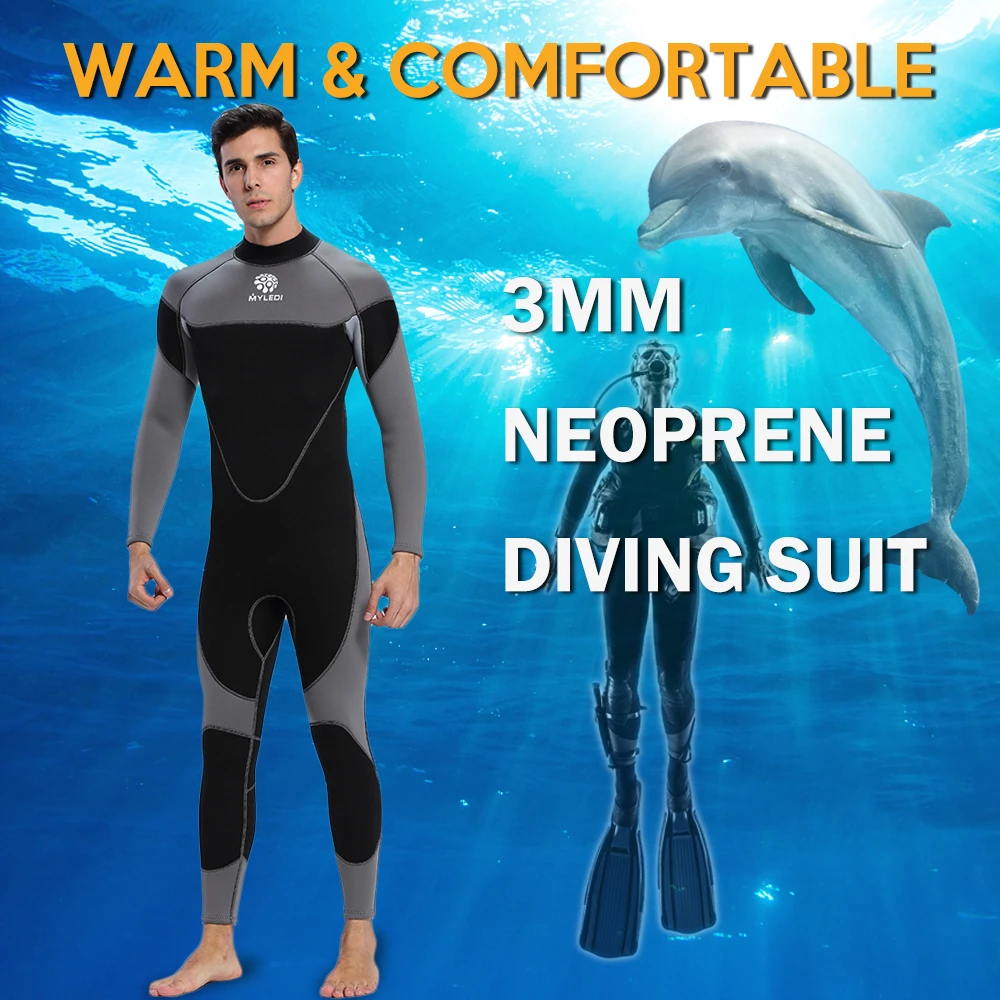 3mm Neoprene Wetsuit Men Swumsuit Surfing Swimming Diving Suit Wet Suit Swimsuit Full Bodysuit Diving Water Sports
3mm Neoprene Wetsuit Men Swumsuit Surfing Swimming Diving Suit Wet Suit Swimsuit Full Bodysuit Diving Water Sports