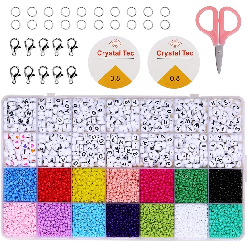 A-Z Acrylic Letter Alphabet Beads Kit DIY Bracelet Art Jewellery Making Accessories Material Charms for Necklace Earring
A-Z Acrylic Letter Alphabet Beads Kit DIY Bracelet Art Jewellery Making Accessories Material Charms for Necklace Earring