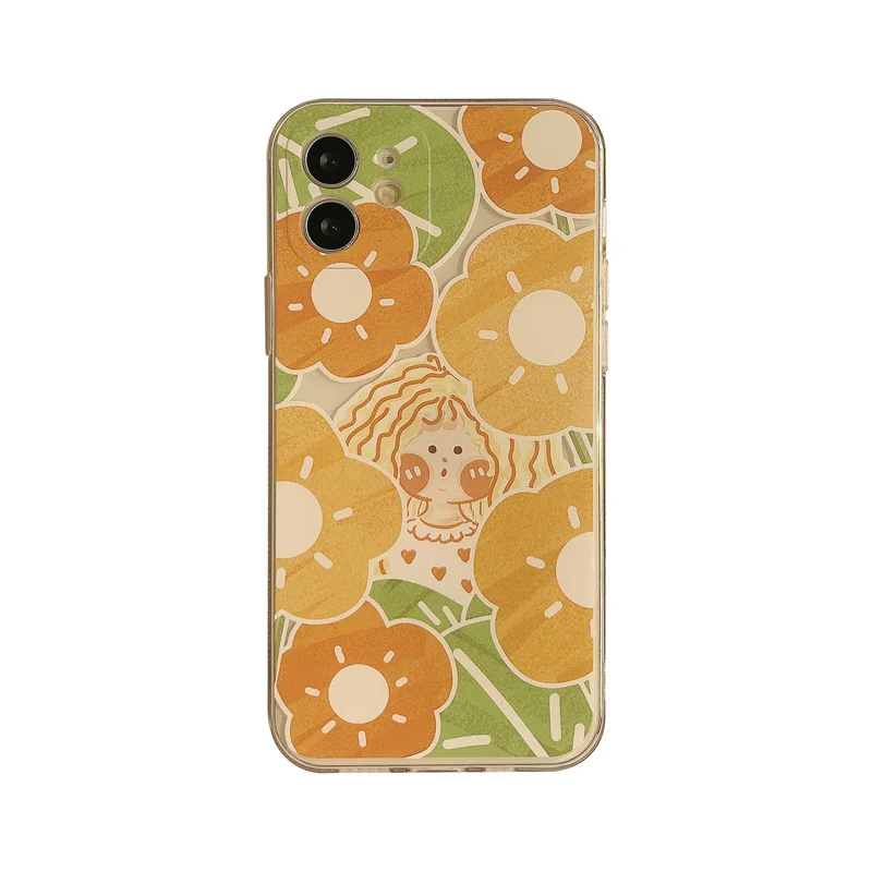 Retro Sweet girls Yellow flowers art Japanese Phone Case for iPhone 11 12 Pro 13 Xr Xs Max 7 8 Plus 7Plus case Cute Soft Cover
Retro Sweet girls Yellow flowers art Japanese Phone Case for iPhone 11 12 Pro 13 Xr Xs Max 7 8 Plus 7Plus case Cute Soft Cover