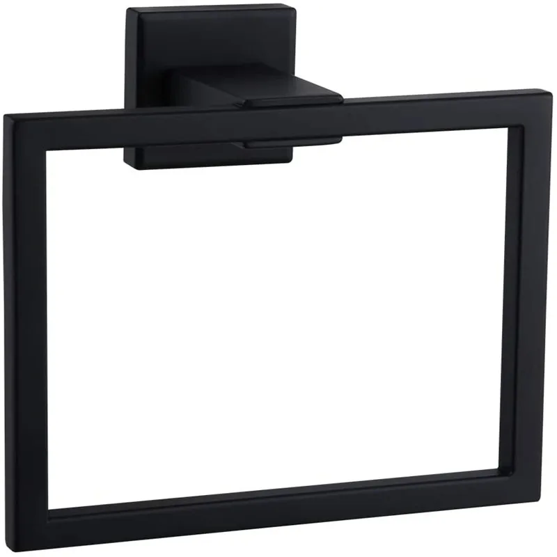 Matte Black Hand Towel Holder for Bathroom SUS 304 Stainless Steel Towel Ring Simple Square Towel Hanger Heavy Duty Hand Towel
Matte Black Hand Towel Holder for Bathroom SUS 304 Stainless Steel Towel Ring Simple Square Towel Hanger Heavy Duty Hand Towel