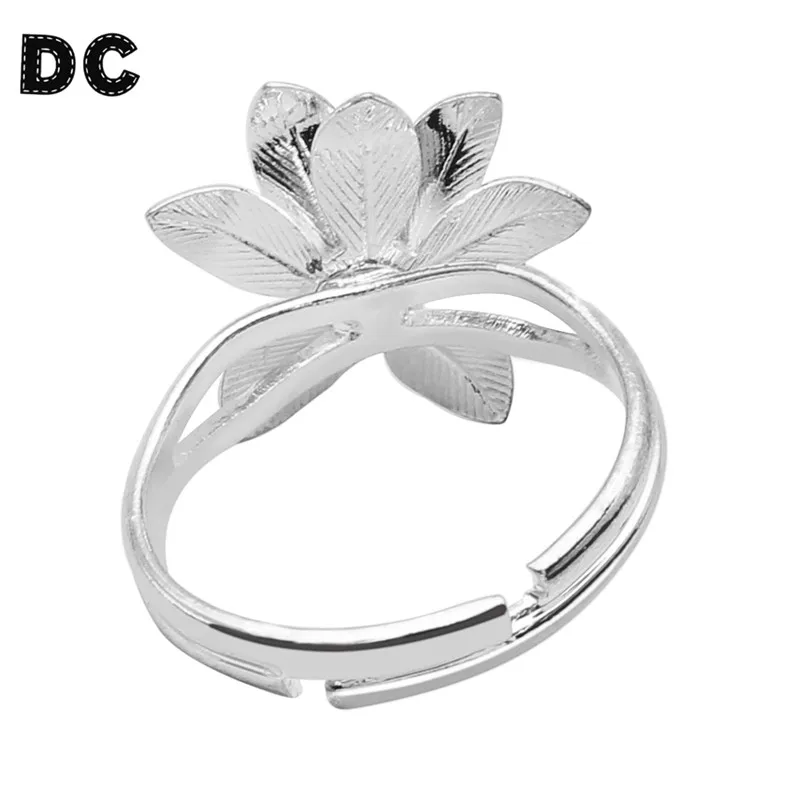 10pcs/lot Flower Ring Settings Blank Base Three Flower Pattern V-Ring DIY Finger Rings Accessories
10pcs/lot Flower Ring Settings Blank Base Three Flower Pattern V-Ring DIY Finger Rings Accessories