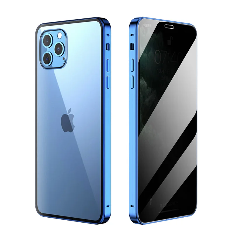 X-Race magnetic double-sided glass protective case for iPhone 11 12 Pro Max Mini XS XR XSMAX 7 8 Plus privacy anti-peeping case
X-Race magnetic double-sided glass protective case for iPhone 11 12 Pro Max Mini XS XR XSMAX 7 8 Plus privacy anti-peeping case
