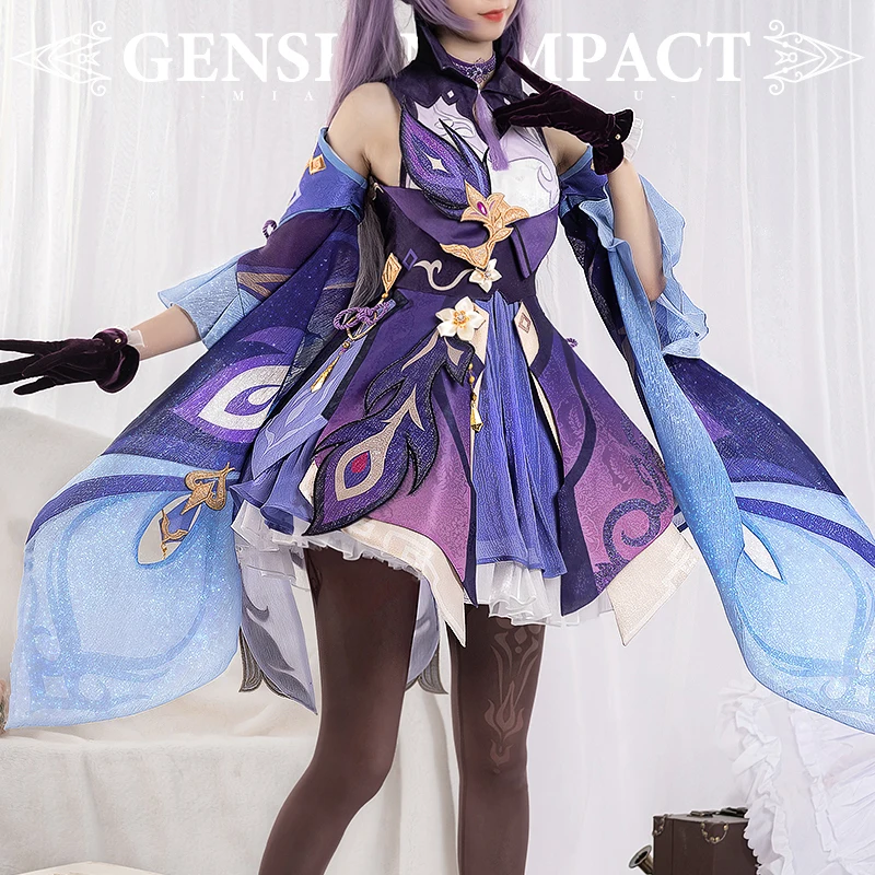 Аниме игра Genshin Impact Keqing боевая униформа TingNiKuaiYu вечернее платье великолепный наряд Косплей Костюм Хэллоуин Бесплатная доставка
Аниме игра Genshin Impact Keqing боевая униформа TingNiKuaiYu вечернее платье великолепный наряд Косплей Костюм Хэллоуин Бесплатная доставка