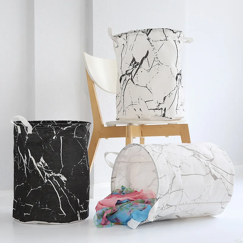Nordic Foldable Cotton Linen Fabric Marble Pattern Waterproof Round Dirty Clothes Toy Quilt Storage Basket
Nordic Foldable Cotton Linen Fabric Marble Pattern Waterproof Round Dirty Clothes Toy Quilt Storage Basket