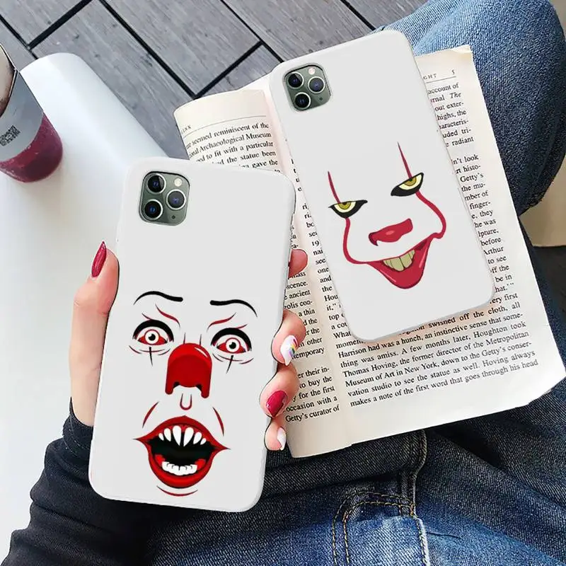 Horror Character Pennywise Phone Case Candy Color for iPhone 6 6S 7 8 11 12 XS X SE 2020 XR mini pro Plus MAX funda
Horror Character Pennywise Phone Case Candy Color for iPhone 6 6S 7 8 11 12 XS X SE 2020 XR mini pro Plus MAX funda