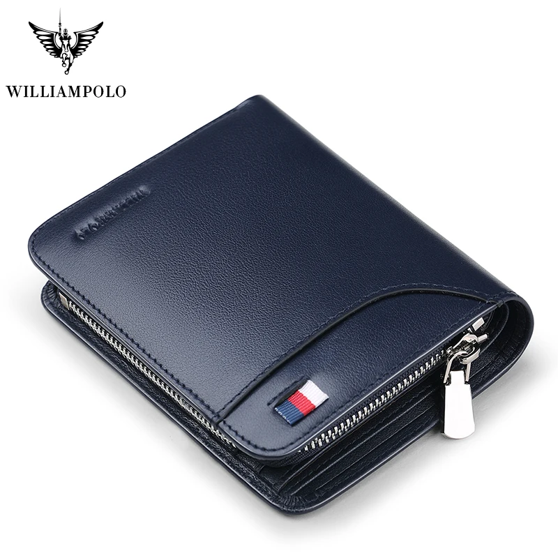 WILLIAMPOLO Men Wallet Short Credit Card Holder Genuine Leather Organizer Multi Card Case Coin Cash Purse Zipper Pocket Wallet
WILLIAMPOLO Men Wallet Short Credit Card Holder Genuine Leather Organizer Multi Card Case Coin Cash Purse Zipper Pocket Wallet