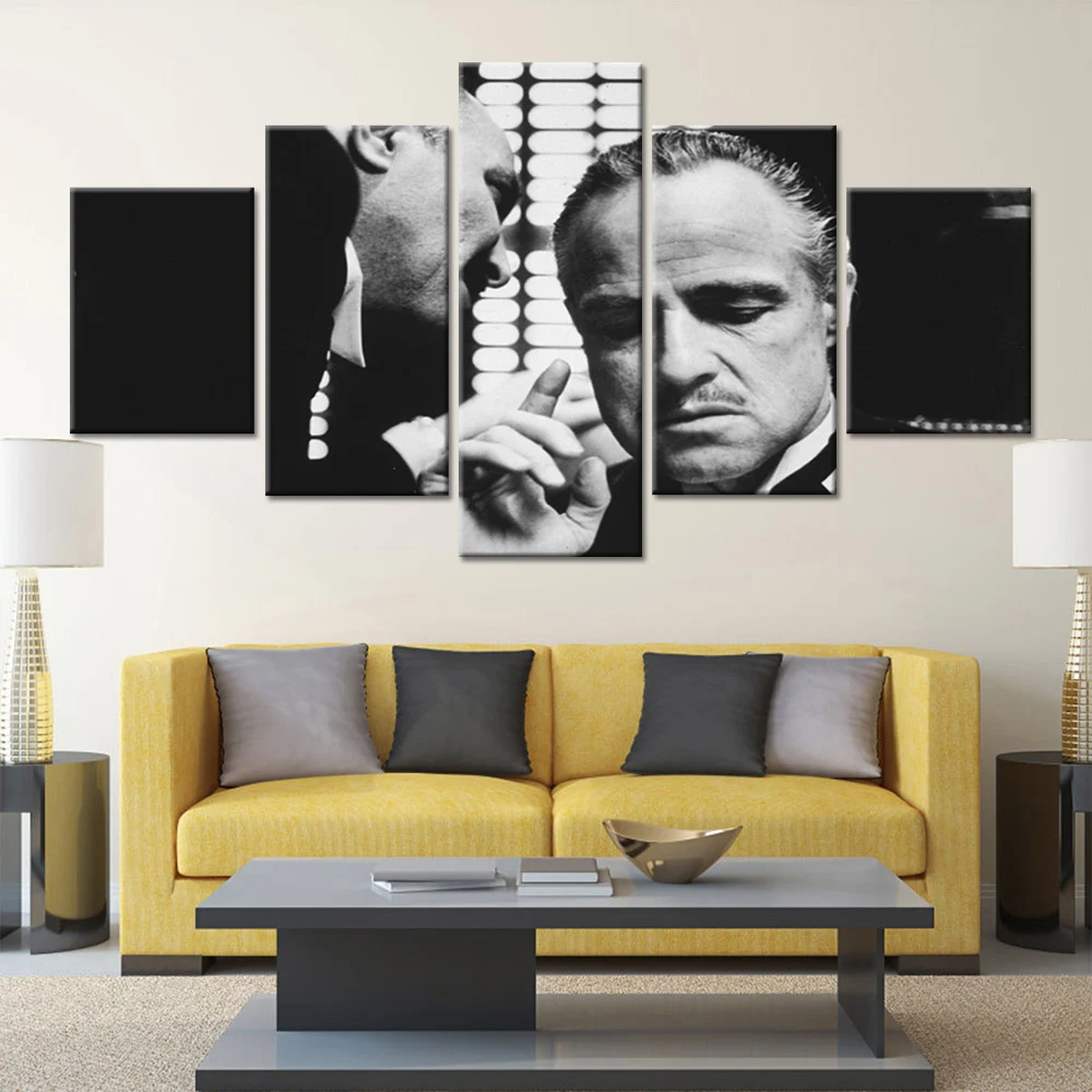 No Framed 5 Pieces Canvas Pictures Godfather Movie Characte Home Decor Modular Pictures Modern Canvas Paintings Printed Wall Art
No Framed 5 Pieces Canvas Pictures Godfather Movie Characte Home Decor Modular Pictures Modern Canvas Paintings Printed Wall Art