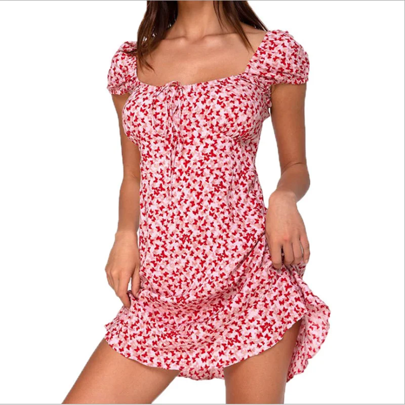 Summer Mini Dress Women Short Sleeve Boho Flroal Printed Party Mini Dresses Sexy Vestidos Beach Sundress
Summer Mini Dress Women Short Sleeve Boho Flroal Printed Party Mini Dresses Sexy Vestidos Beach Sundress