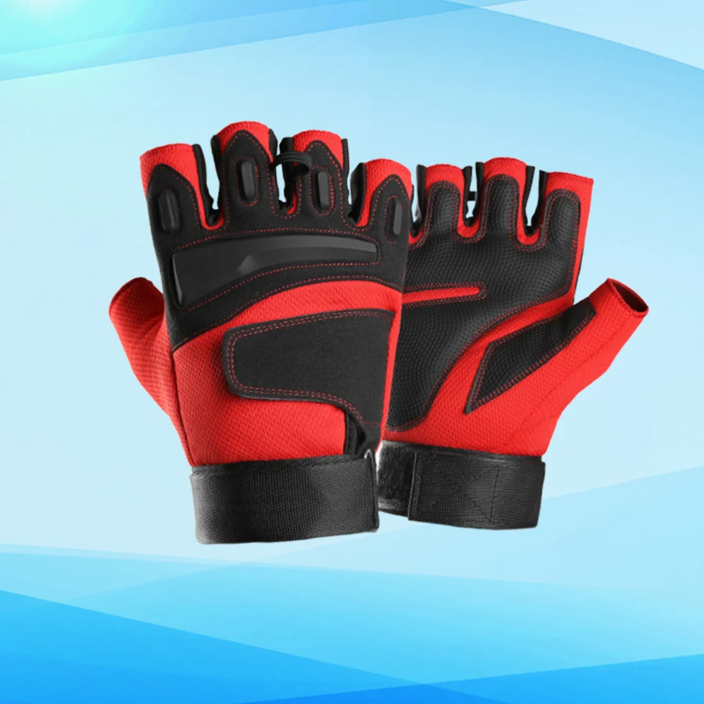 1 Pair Comfortable Outdoor Half-finger Sports Fitness Riding Hand Cycling for Men (Black, Size M)
1 Pair Comfortable Outdoor Half-finger Sports Fitness Riding Hand Cycling for Men (Black, Size M)