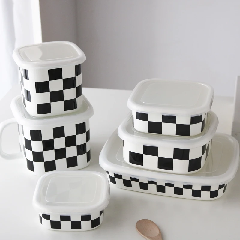 Classic White Black Storage Box Kitchen Storage Jar With Lid Seamless Boxes Snack Organizer
Classic White Black Storage Box Kitchen Storage Jar With Lid Seamless Boxes Snack Organizer