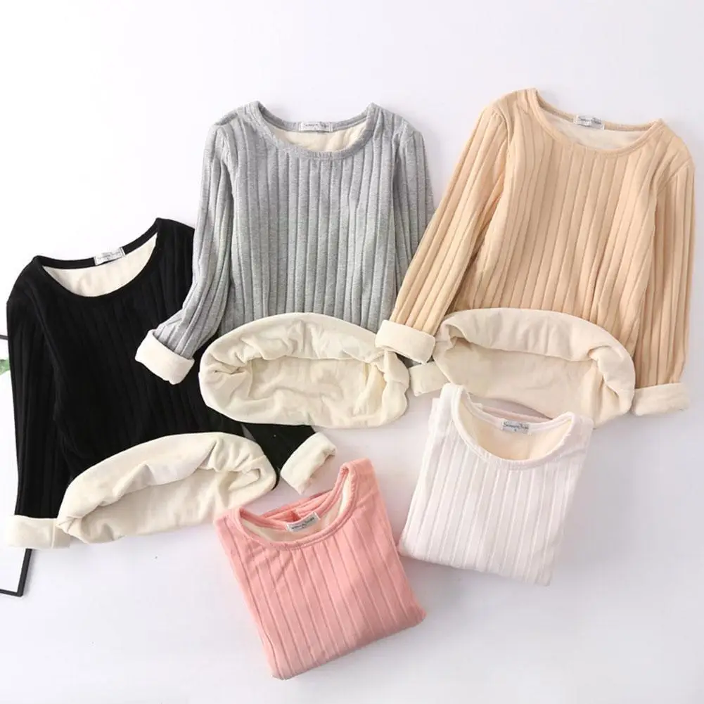 Autumn And Winter Plus Velvet Padded Bottoming Shirt Women's T-shirt For Fall And Winter New Style Inner Slim Top W7E4
Autumn And Winter Plus Velvet Padded Bottoming Shirt Women's T-shirt For Fall And Winter New Style Inner Slim Top W7E4
