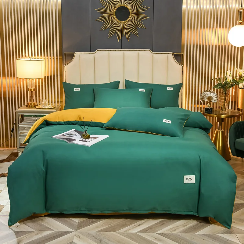 Fashion Skin Close Matte Bedding Set Solid Color Pasted Cloth Embroidered A/ B Surface Fitting Bedding.
Fashion Skin Close Matte Bedding Set Solid Color Pasted Cloth Embroidered A/ B Surface Fitting Bedding.
