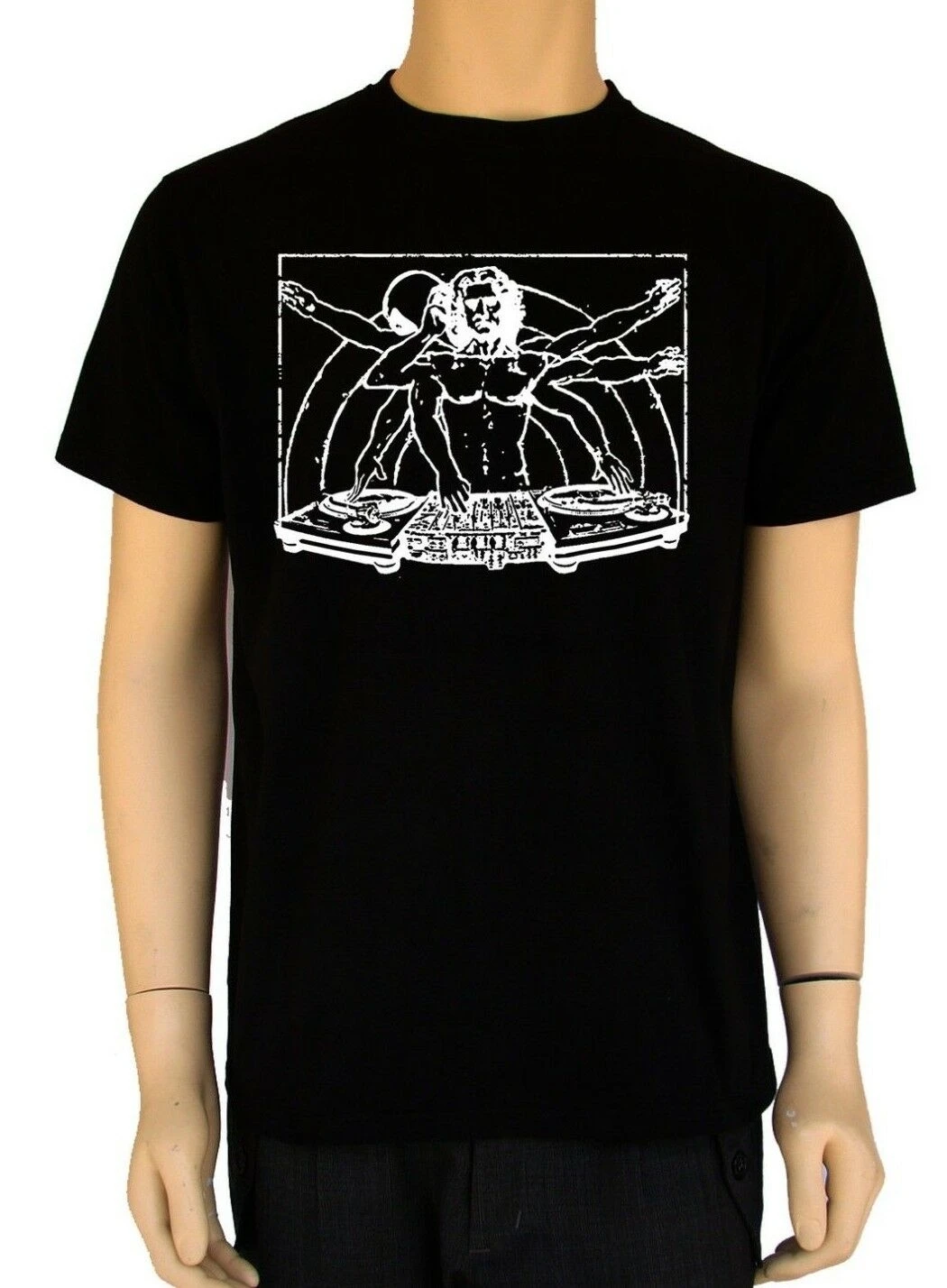 DJ T Shirt Da Vinci Vinyl Record Player Turntables Hip Hop Tee Shirt Black S-2XL
DJ T Shirt Da Vinci Vinyl Record Player Turntables Hip Hop Tee Shirt Black S-2XL