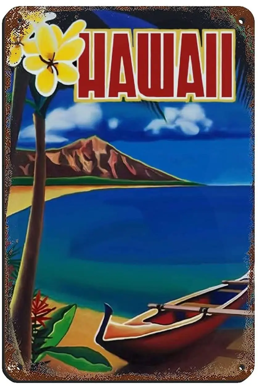 Hawaii Coast Travel Poster Tin Sign Vintage Metal Pub Club Cafe bar Home Wall Art Decoration Poster Retro 8×12inch
Hawaii Coast Travel Poster Tin Sign Vintage Metal Pub Club Cafe bar Home Wall Art Decoration Poster Retro 8×12inch