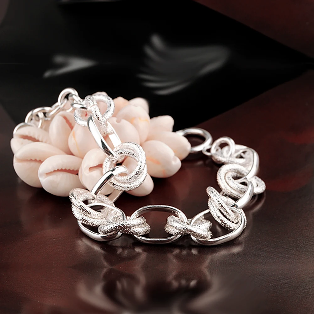 Fashion Wristband Fine Summer Solid 925 Sterling Silver Bracelet Jewelry Bijouterie Chain Bracelets for Women
Fashion Wristband Fine Summer Solid 925 Sterling Silver Bracelet Jewelry Bijouterie Chain Bracelets for Women