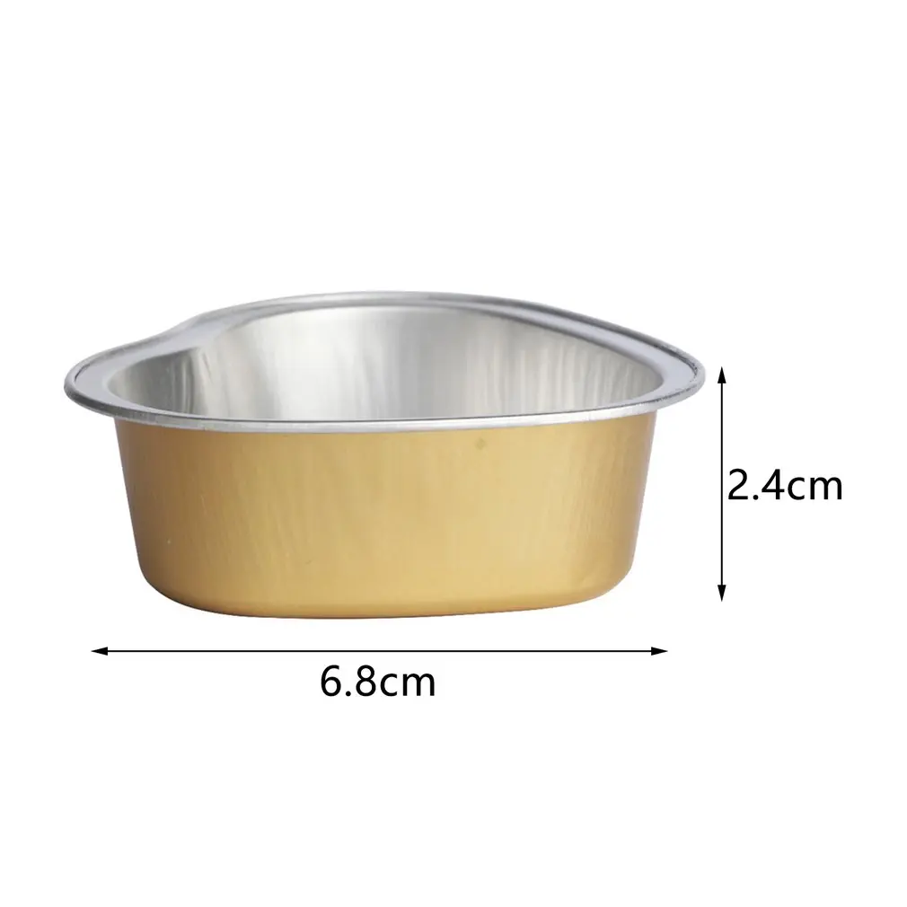 Heart Shape Melting Wax Bowl Aluminum Foil Hair Removal Bean Depilatory Cream Bowl Heart Shape For Hot Film Hard Waxing
Heart Shape Melting Wax Bowl Aluminum Foil Hair Removal Bean Depilatory Cream Bowl Heart Shape For Hot Film Hard Waxing