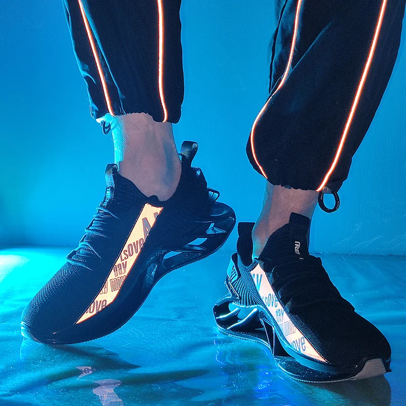 Men Blade Sneakers Flying Woven Casual Shoes Tenis Luxury Shoes Trainers Fashion Sports Sneakers Luminous Non-Slip Cushioning
Men Blade Sneakers Flying Woven Casual Shoes Tenis Luxury Shoes Trainers Fashion Sports Sneakers Luminous Non-Slip Cushioning