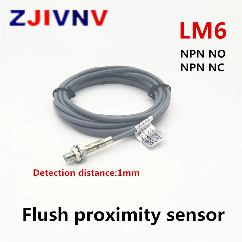 Индуктивный датчик приближения M6 NPN Flush, длина кабеля 1,5 м, длина 1 мм, 5 шт./лот
Индуктивный датчик приближения M6 NPN Flush, длина кабеля 1,5 м, длина 1 мм, 5 шт./лот
