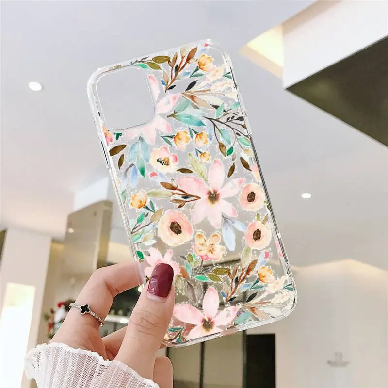 flower Phone Case Transparent for iPhone 6 7 8 11 12 s mini pro X XS XR MAX Plus SE cover funda
flower Phone Case Transparent for iPhone 6 7 8 11 12 s mini pro X XS XR MAX Plus SE cover funda