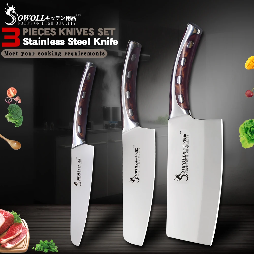 3 Piece Stainless Steel Kitchen Knife Set 5 6 7 Inch Resin Fibre Handle High Carbon Blade Utility Chef Chopping Knives
3 Piece Stainless Steel Kitchen Knife Set 5 6 7 Inch Resin Fibre Handle High Carbon Blade Utility Chef Chopping Knives