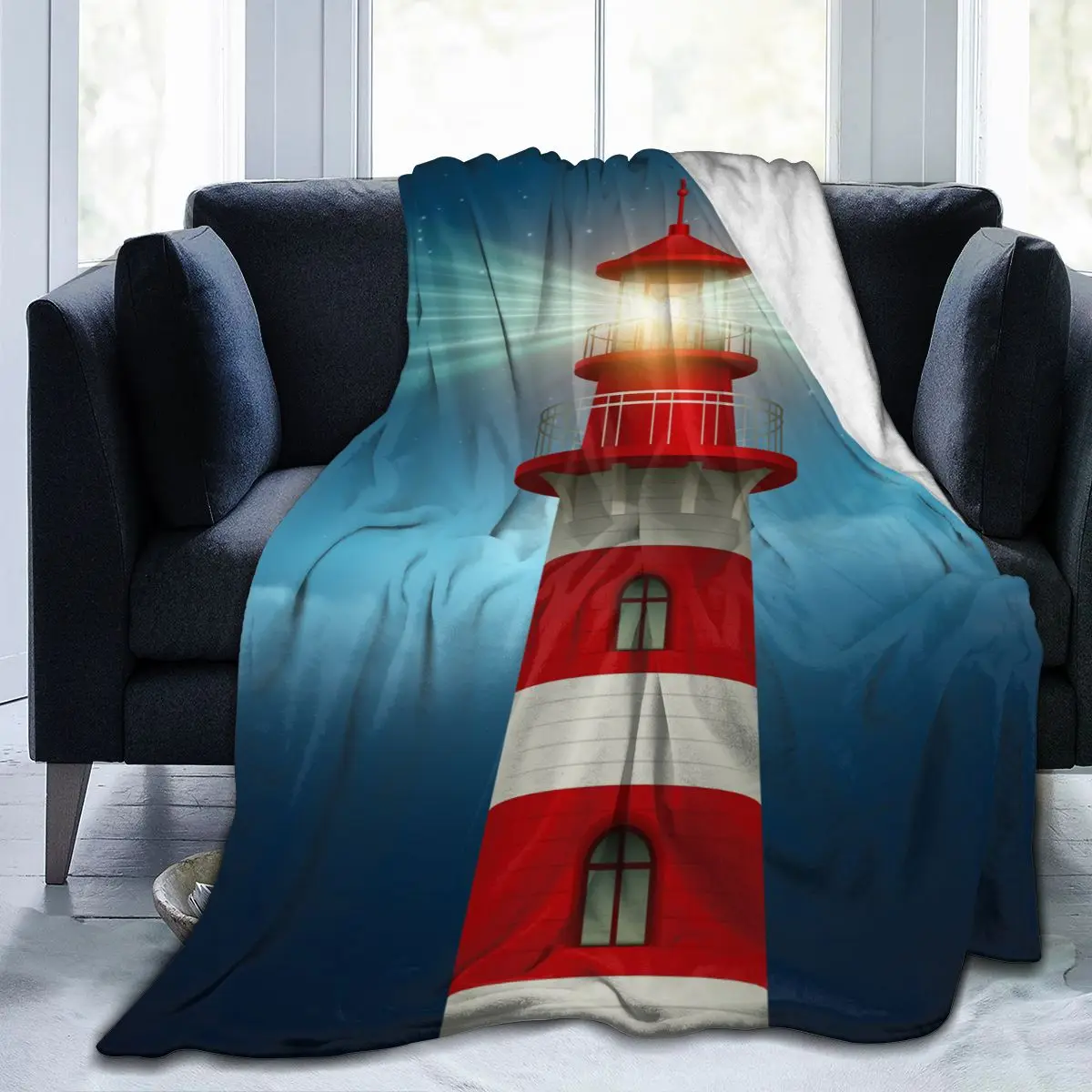 Flannel Blanket Lighthouse In The Night Sky Ultra-Soft Micro Fleece Blanket for Bathrobe Sofa Bed Travel Home Winter Spring Fall
Flannel Blanket Lighthouse In The Night Sky Ultra-Soft Micro Fleece Blanket for Bathrobe Sofa Bed Travel Home Winter Spring Fall