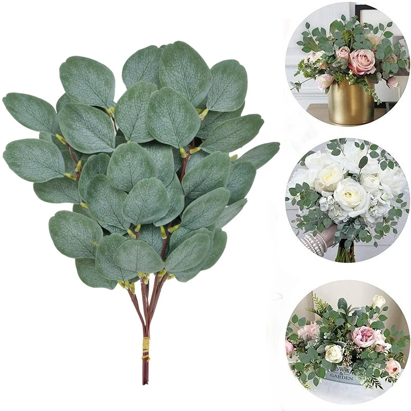 Simulated Eucalyptus Fake Eucalyptus Leaves Stems Eucalipto Branches Artificial Plants For Floral Bouquet Wedding Greenery Decor
Simulated Eucalyptus Fake Eucalyptus Leaves Stems Eucalipto Branches Artificial Plants For Floral Bouquet Wedding Greenery Decor
