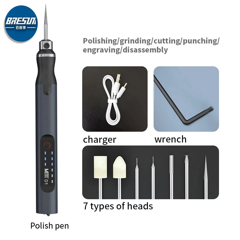 MaAnt D1 D2 Intelligent Charging Grinding Pen Polishing Grinding Cutting Drilling Carving Disassembly Face Lattice Cutting Tools
MaAnt D1 D2 Intelligent Charging Grinding Pen Polishing Grinding Cutting Drilling Carving Disassembly Face Lattice Cutting Tools